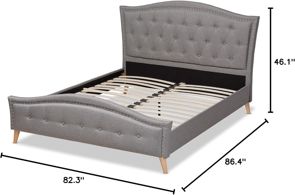 Beds (Platform), King, Gray