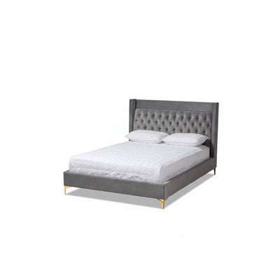 Beds (Platform), Queen, Gray