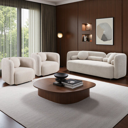 Granular Velvet Luxury Modern Couch for Living Room