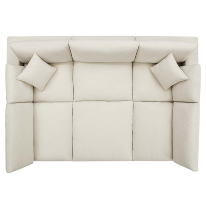 Commix 6-Piece Down Filled Overstuffed Sectional Sofa by Modway