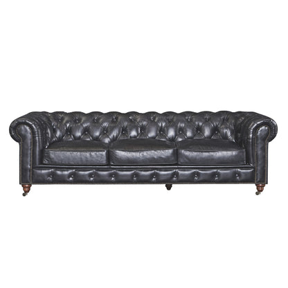 Century Chesterfield Sofa - Slate Leather