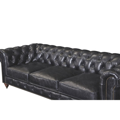 Century Chesterfield Sofa - Slate Leather