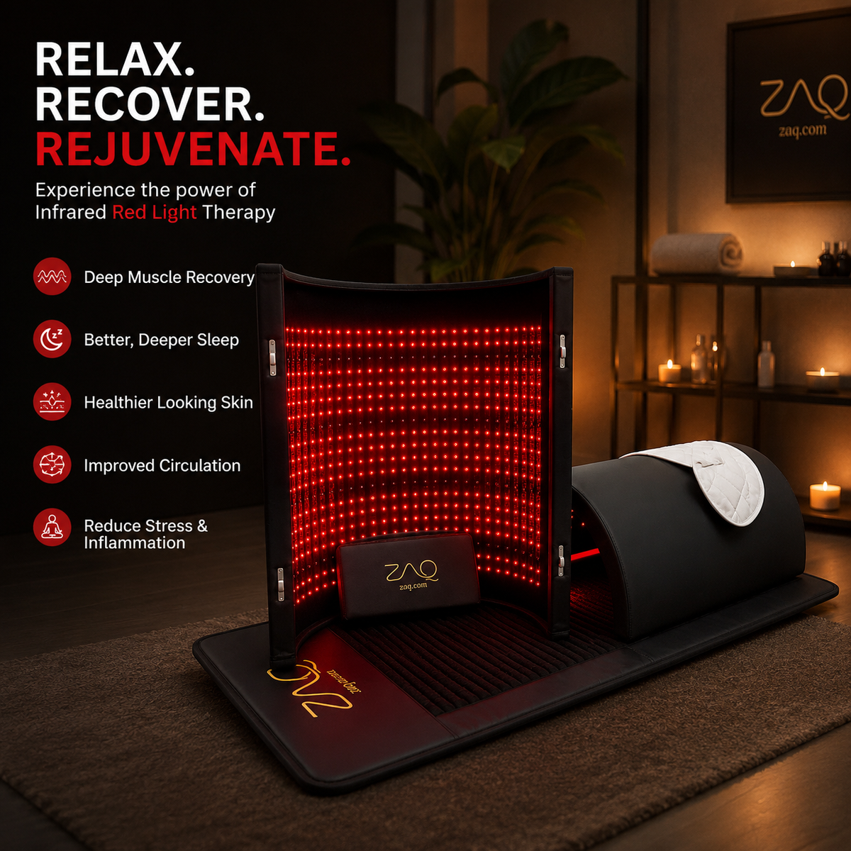 ZUNA Pro Far Infrared PEMF, Infrared, Red Light Sauna Dome – Full-Body Wellness (2026)