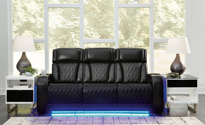 Boyington - 2 Pc. - Power Reclining Sofa And Loveseat - Black