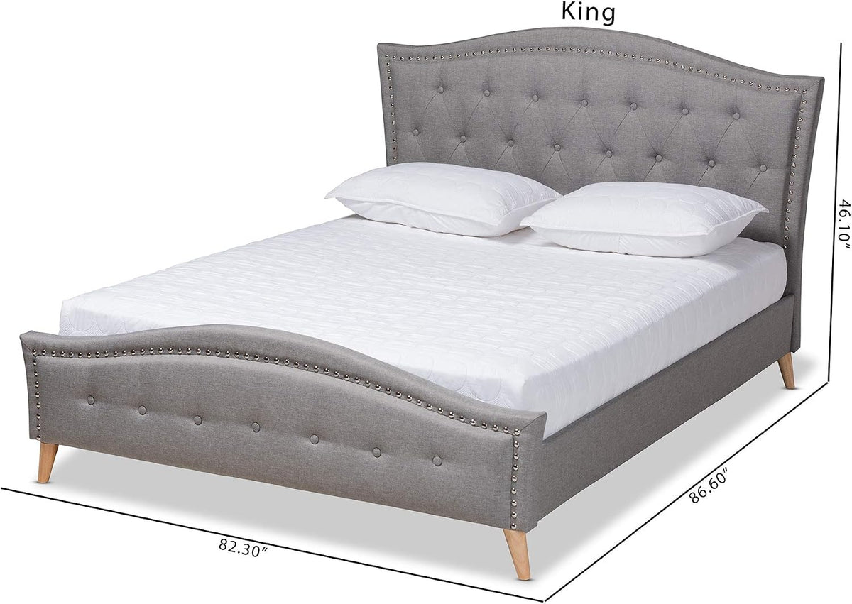 Beds (Platform), King, Gray