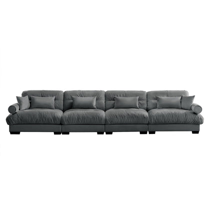 Super Comfort Oversized Modular Sectional Sofa, Deep Seat Convertible L Shaped Couch
