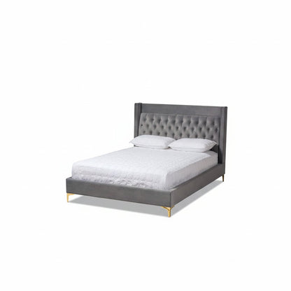 Beds (Platform), Queen, Gray