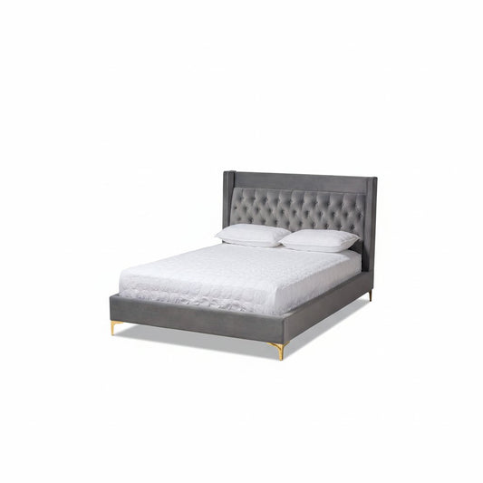 Beds (Platform), Queen, Gray