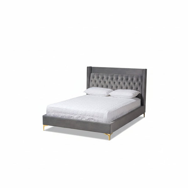 Beds (Platform), Queen, Gray