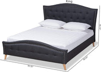 Beds (Platform), King, Charcoal