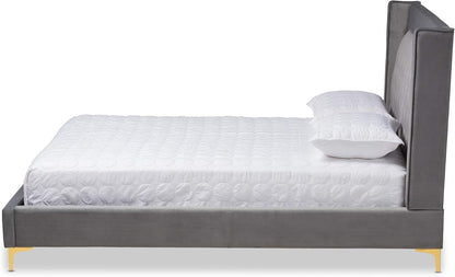 Beds (Platform), Queen, Gray